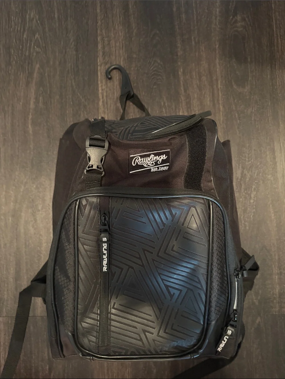 Rawlings Black Boy’s Baseball Backpack - Durable Sport Pack